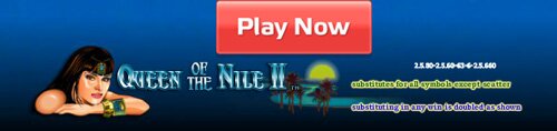 Play Queen of the Nile Pokies for Cash - No Aussies Sorry!